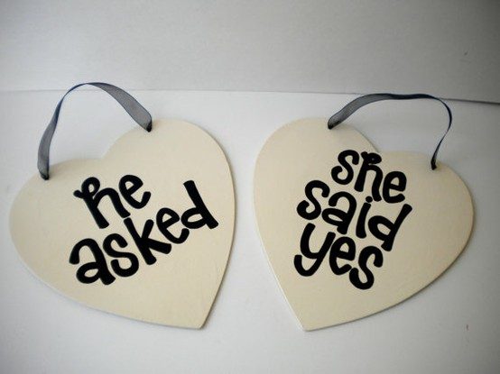 He Asked… She Said Yes!