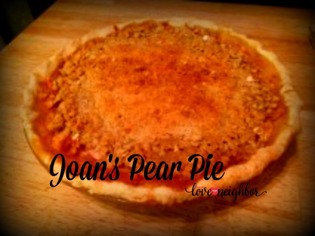 pear pie