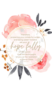 Hope Fully phone wallpaper white