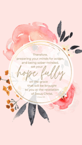 Hope Fully phone wallpaper lite pink